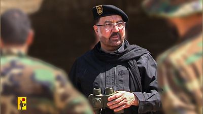 القائد العسكري الكبير في حزب الله فؤاد شكر الذي اغتالته إسرائيل في الضاحية الجنوبية في بيروت 30/07/2024