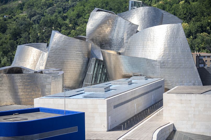 Bilbao'daki Guggenheim Müzesi.