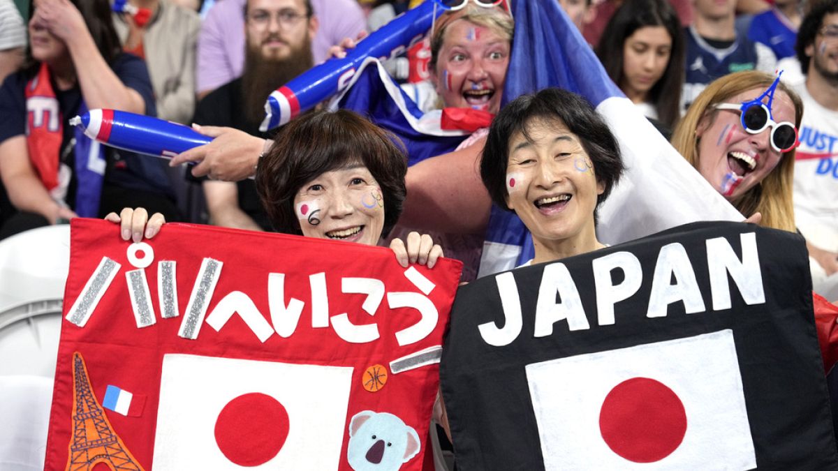 Adeptos japoneses nos Jogos Olímpicos de Paris