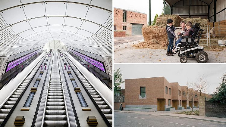 Elizabeth Line and transformed dairy farm among RIBA Stirling Prize ...