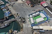 The Port of Shengjin, Albania