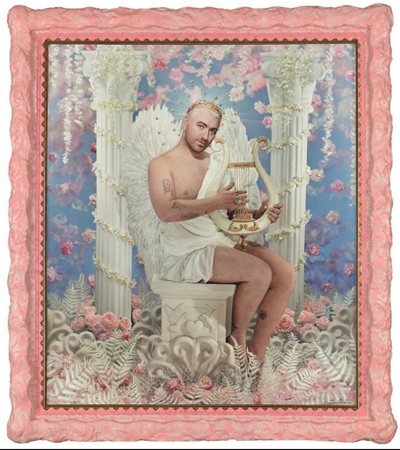 Pierre et Gilles tarafından yapılan "Gloria" (2023) isimli tablo.