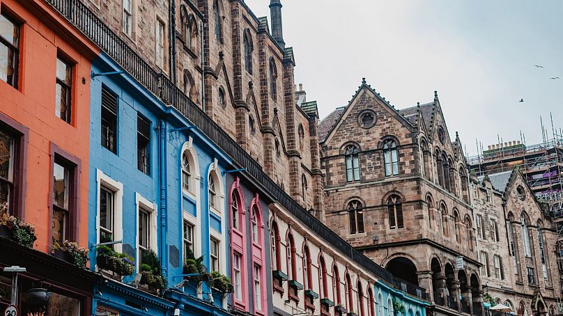 Victoria Street in Edinburgh.