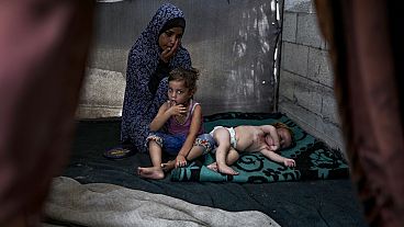 Hambruna y falta de agua en Gaza