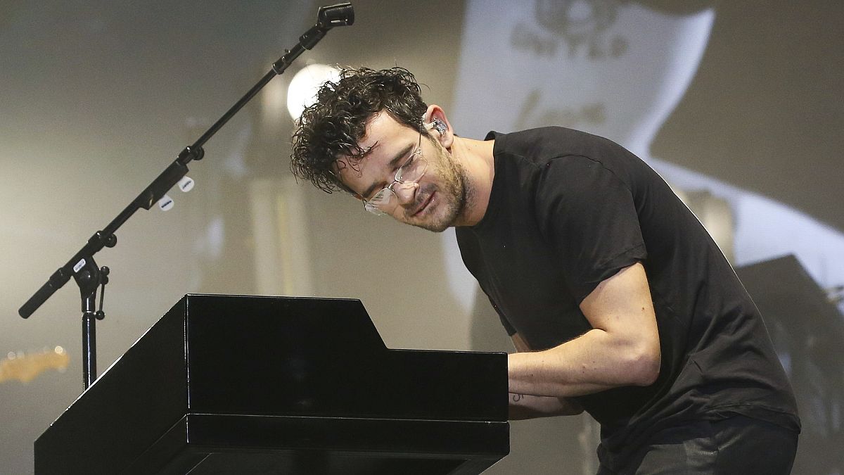 A The 1975 frontembere, Matty Healy a 2023-as Austin City Limits fesztiválon