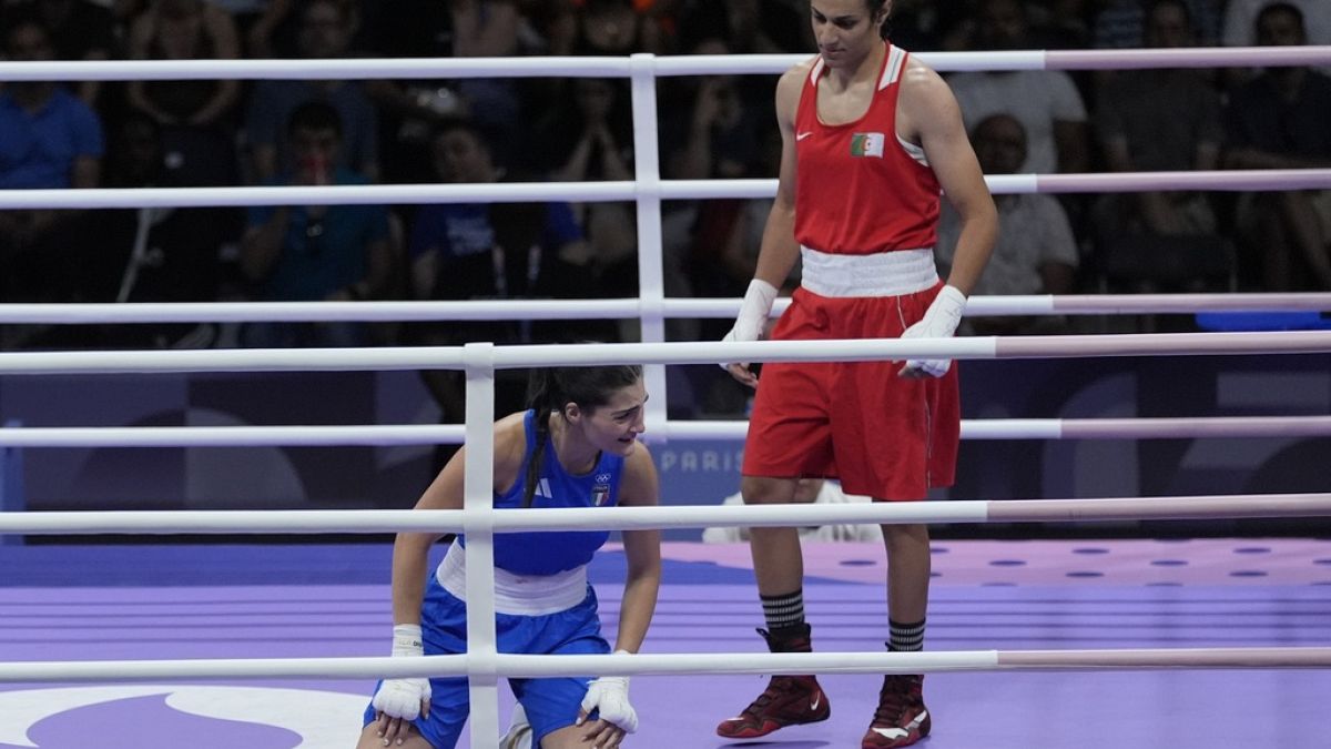 Angela Carini e Imane Khelif, París 2024