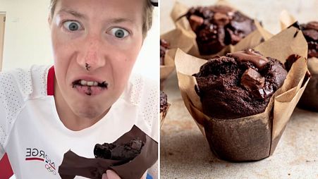 Olympic athlete shares his obsession with chocolate muffins