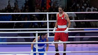 Angela Carini ve Imane Khelif, Paris 2024