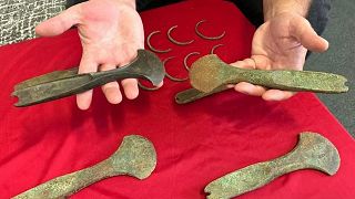 Archaeologists find 3,600-year-old stash of weapons in Czech Republic