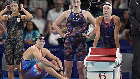 La staffetta 4x200 di nuoto femminile statunitense