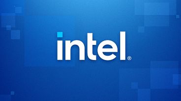 The Intel logo 