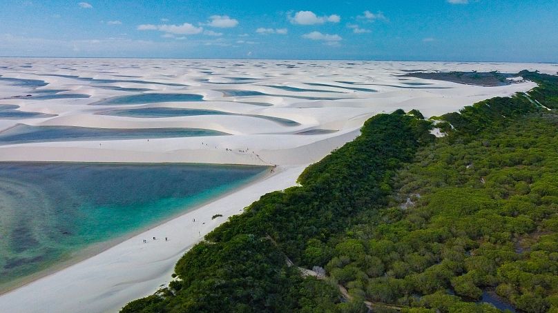 Parque Nacional de Lençóis Maranhenses en Brasil