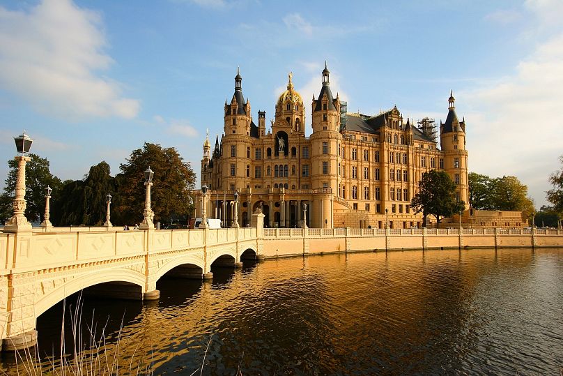 Conjunto de la Residencia de Schwerin en Alemania.