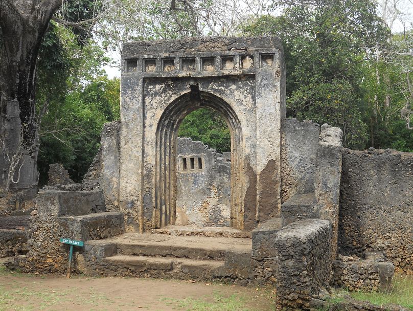 Yacimiento arqueológico de Gedi en Kenia.