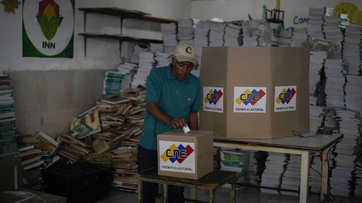 Jornada electoral en Venezuela. 