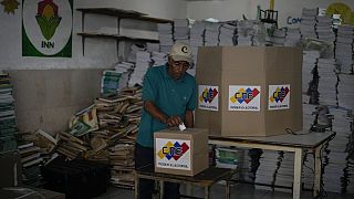 Jornada electoral en Venezuela. 