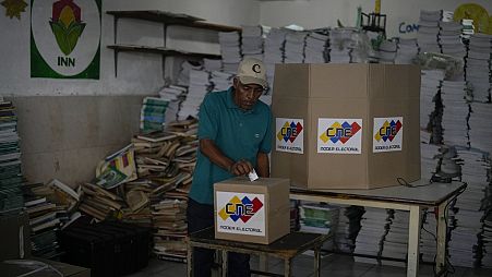 Jornada electoral en Venezuela. 