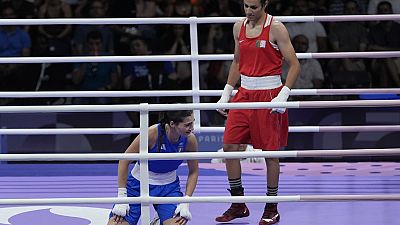 Who is Italian boxer Angela Carini and why did she quit her fight against Imane Khelif?