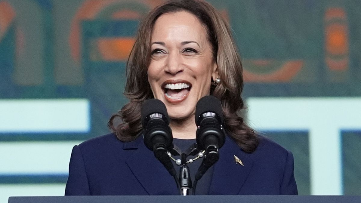 Kamala Harris freut sich auf ihre Nominierung als Präsidentschaftskandidatin