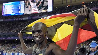 JO Paris 2024 : Cheptegei remporte l'or au 10 000 m et prend sa retraite