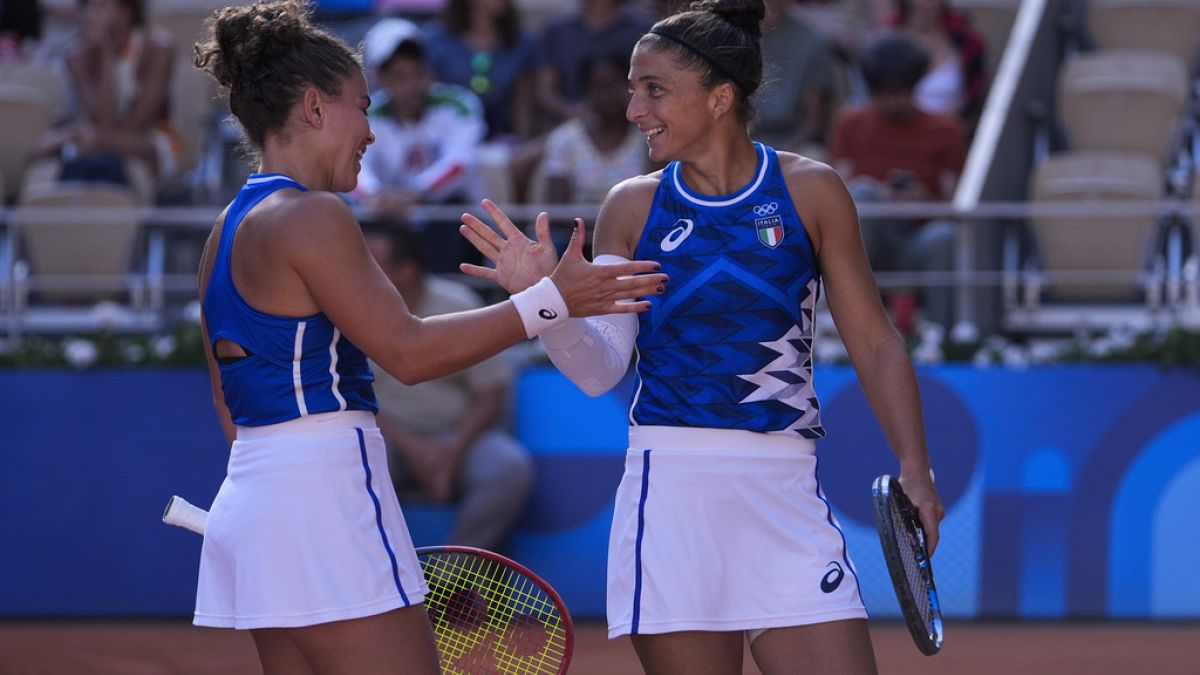 Olympics: Errani and Paolini win historic gold in Paris