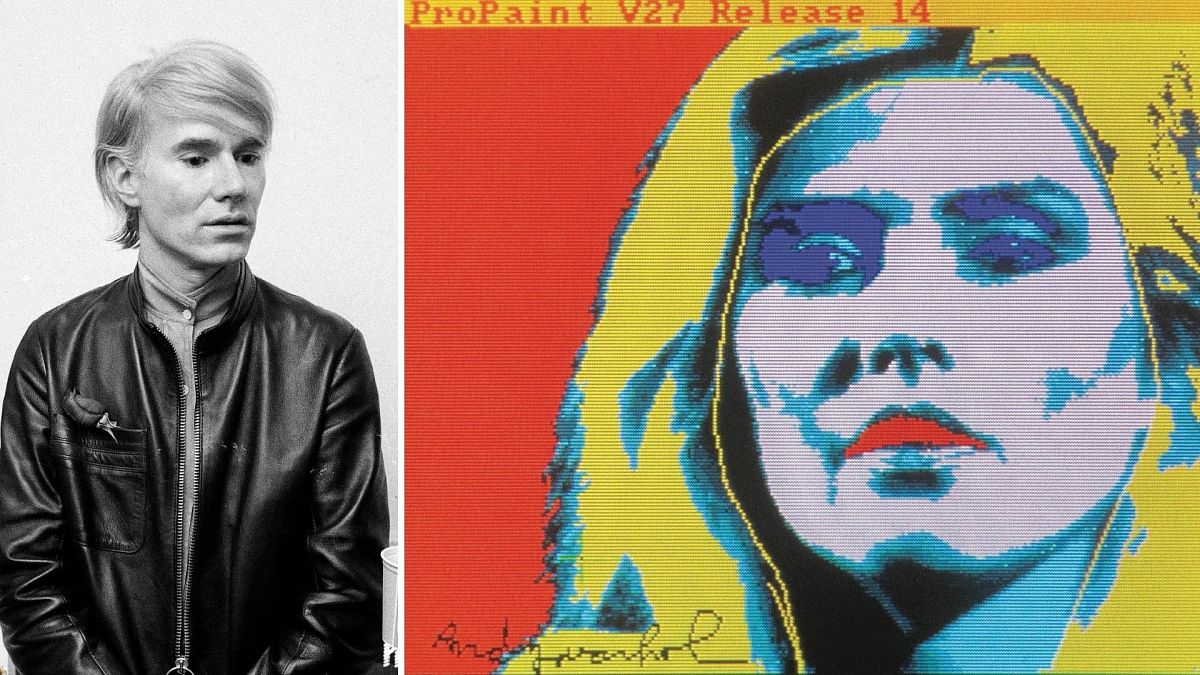 Andy Warhol'un 1985 yılında Commodore Amiga bilgisayarıyla yaptığı Debbie Harry portresi satışa çıkıyor 