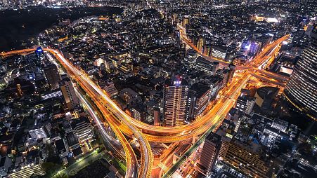 A conveyor belt road could clean up traffic from freight transport in Japan.