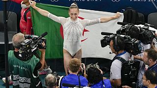 Kaylia Nemour shines as Algeria's first Olympic gold in gymnastics