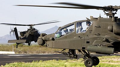 Apache aircrafts. 