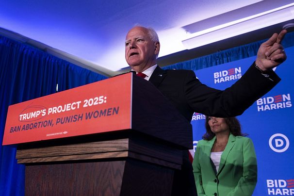 Tim Walz, vicepresidente de Kamala Harris y gobernador de Minnesota. 