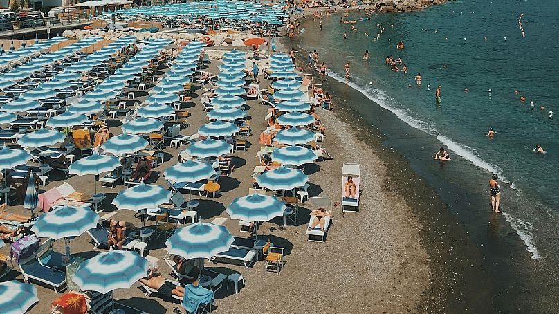 Italy's beaches are dominated by concessions. 