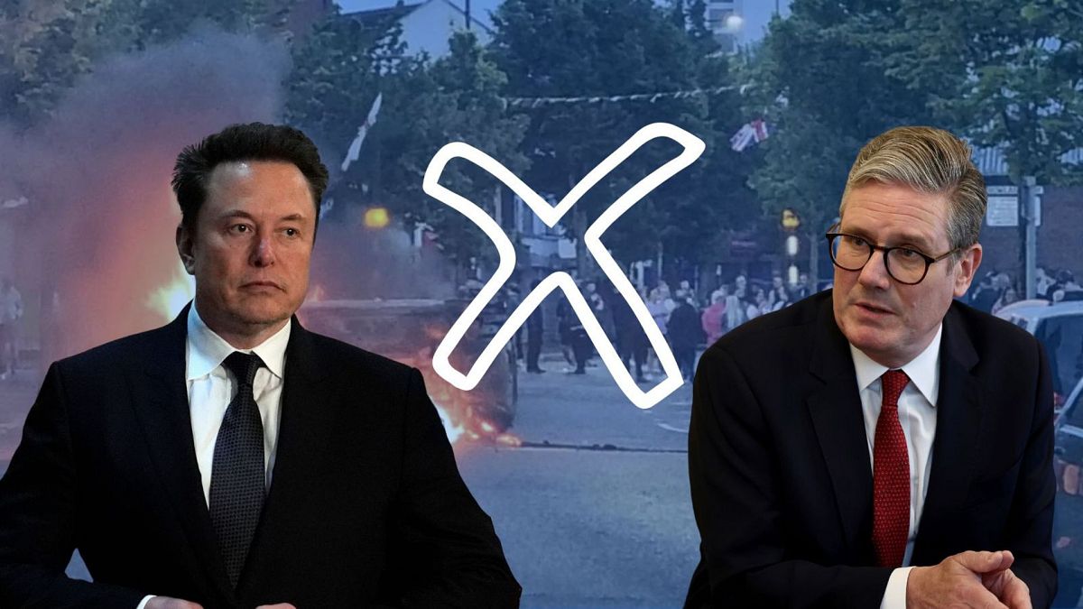 Elon Musk has launched a war of words against Keir Starmer