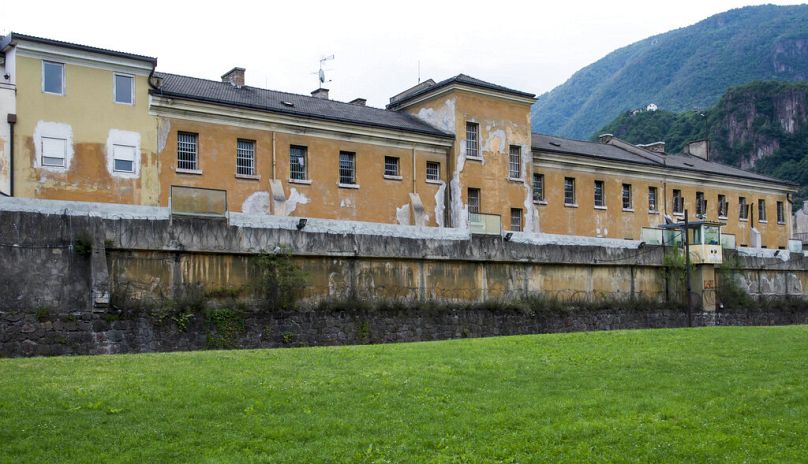 A view of Bolzano prison in northern Italy.