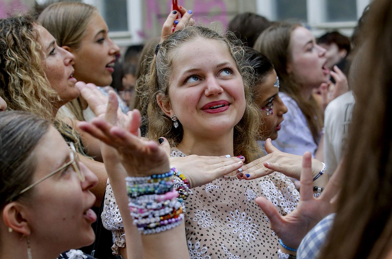 Fans gathering in Vienna