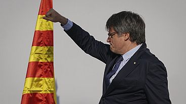 Carles Puigdemont à Barcelone, jeudi 8 août 2024.