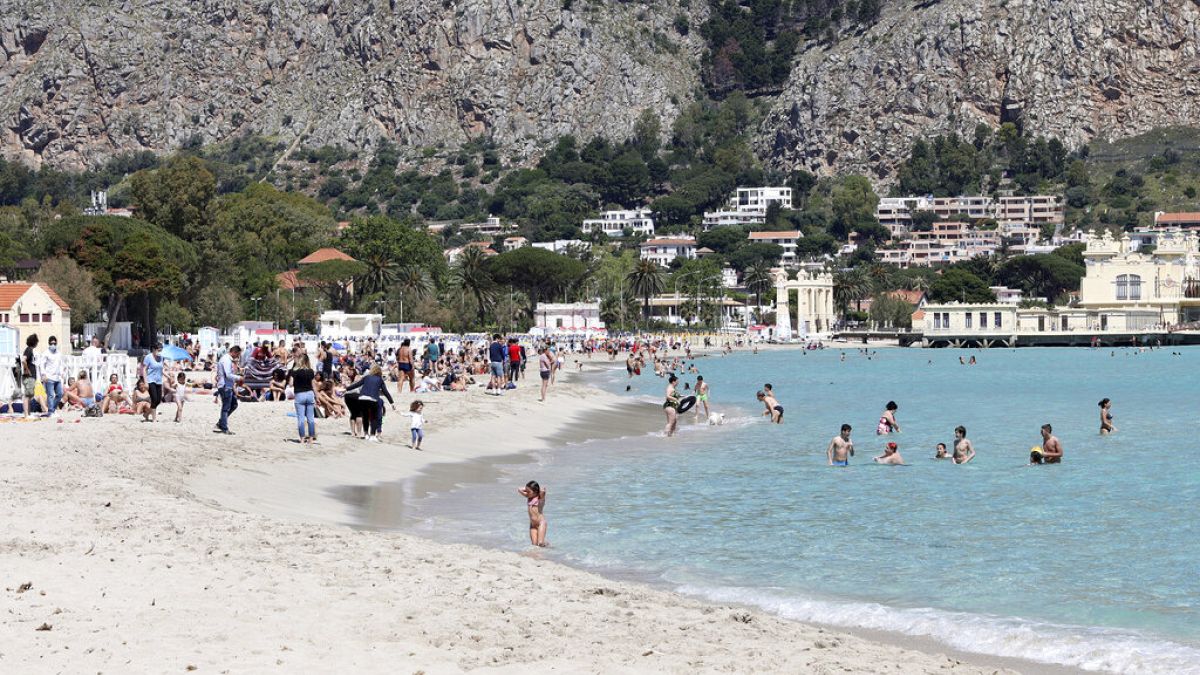 Plage en Italie.