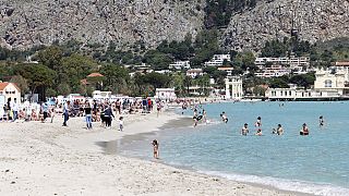 Plage en Italie.