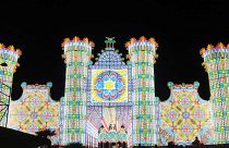 The art of luminarie began as far back as the 17th century with decorations erected for village festivals and celebrations. 