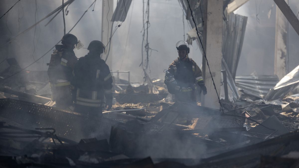 At least 11 dead in Russian strike on shopping mall in eastern Ukraine