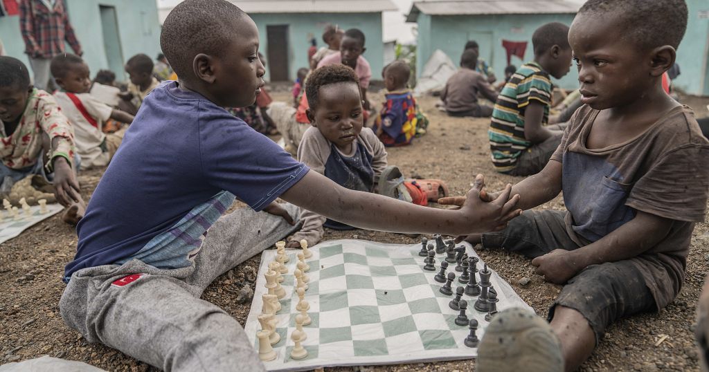 Chess brightening future for displaced children in Congo’s refugee camp