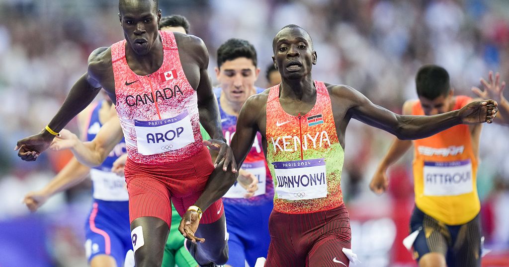 Kenya’s Wanyonyi becomes youngest athlete to win 800m Olympic gold medal