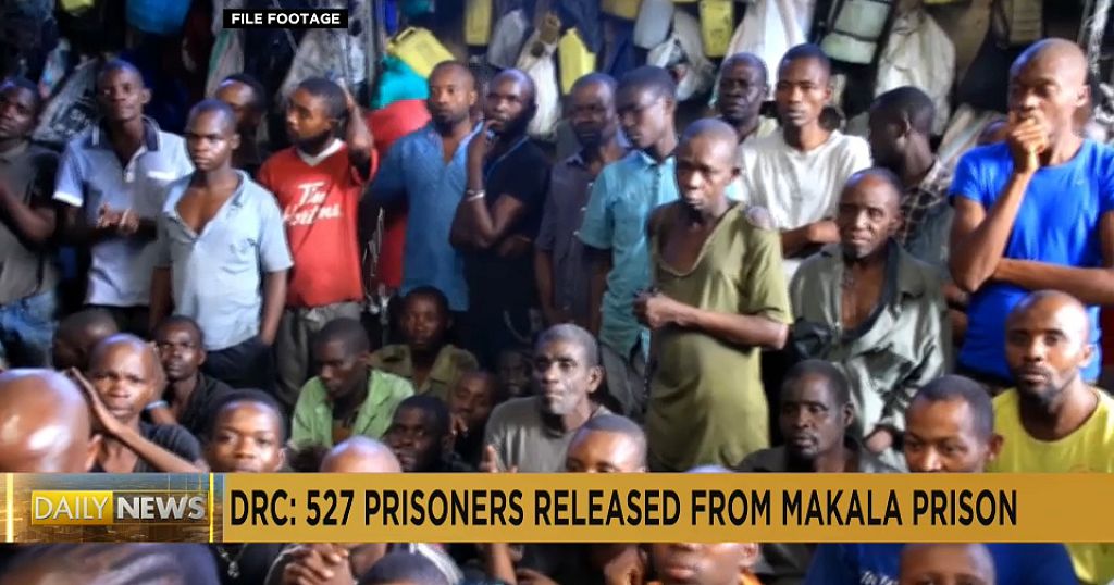 DR Congo’s government releases 527 prisoners citing overcrowding