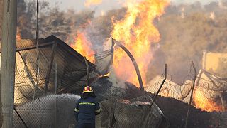 Incendio en Grecia. 