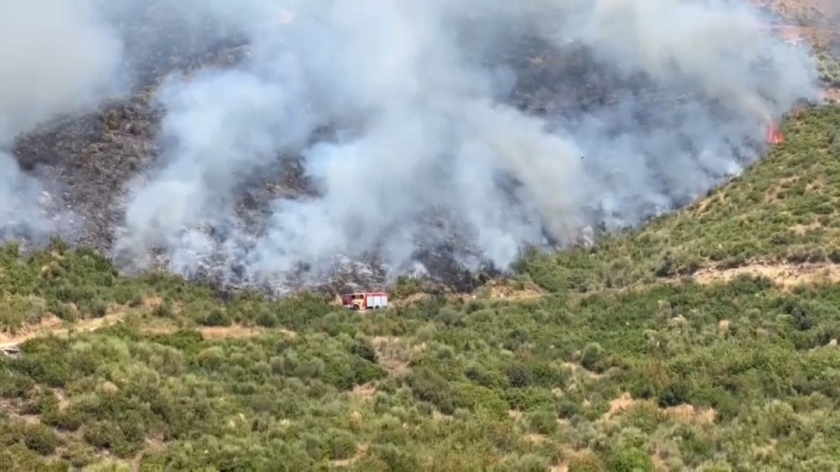 Un nouveau feu de forêt s'est déclaré à Tjentište.