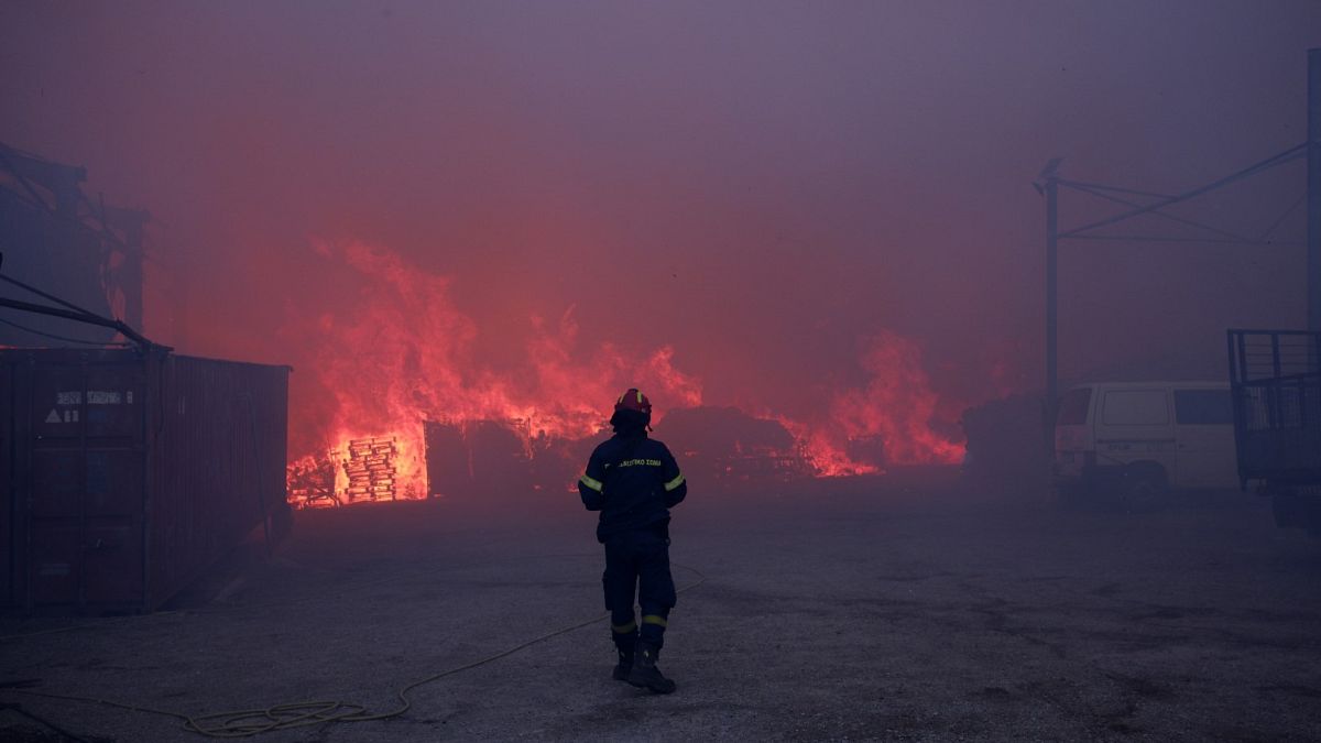 Incendios en Grecia.