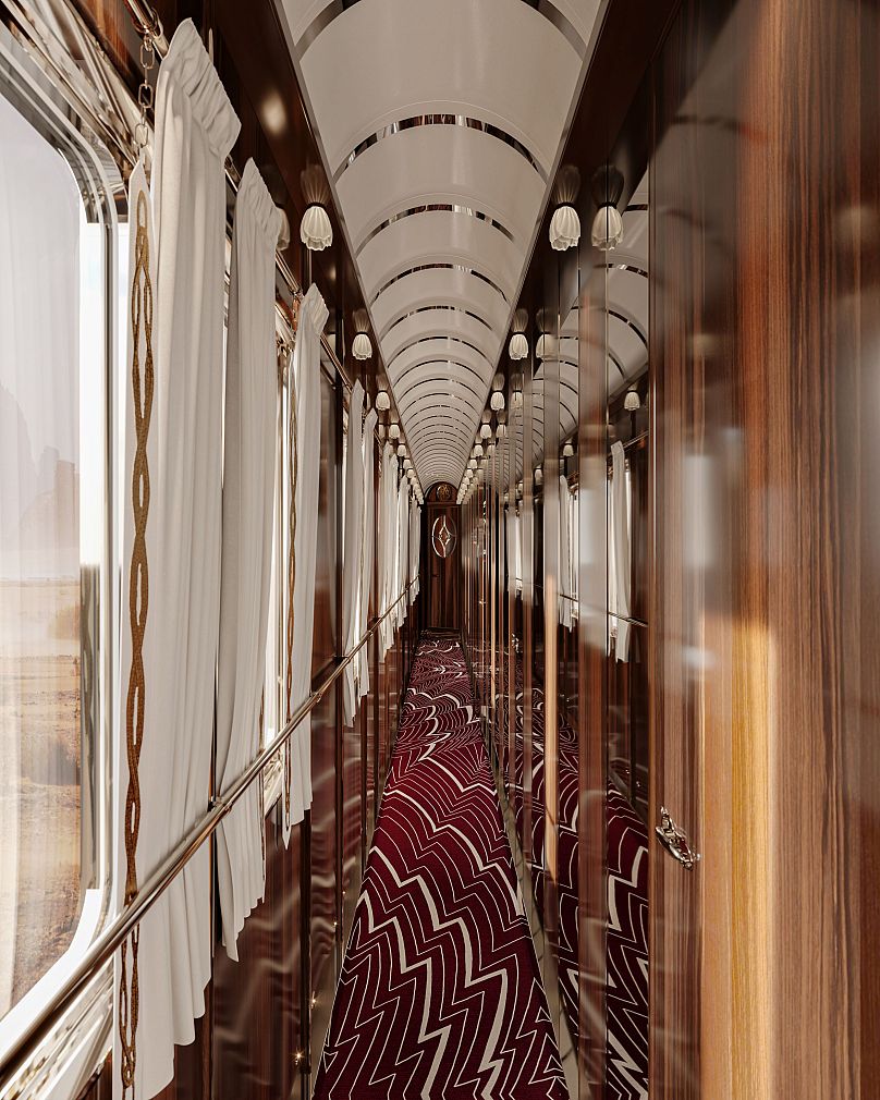 El nuevo tren consta de 17 vagones del original Nostalgie-Istanbul-Orient-Express.