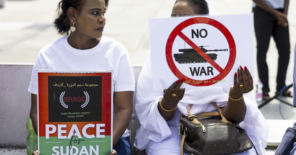 Sudan army absent as 1st day of peace talks conclude in Switzerland