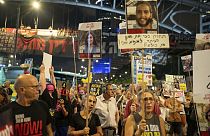 Des manifestation à Tel-Aviv, en Israël