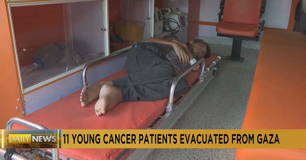 11 young cancer patients evacuated from Gaza for treatment