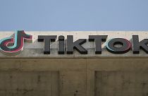 FILE - A TikTok sign is displayed on their building in Culver City, Calif., March 11, 2024.